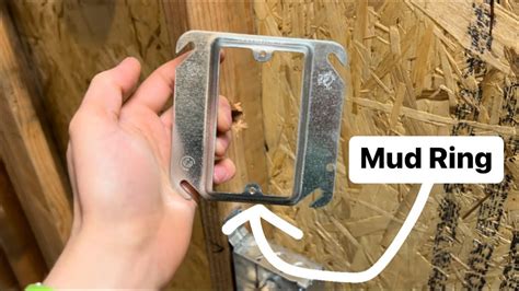 mud rings for electrical boxes|handy box round mud ring.